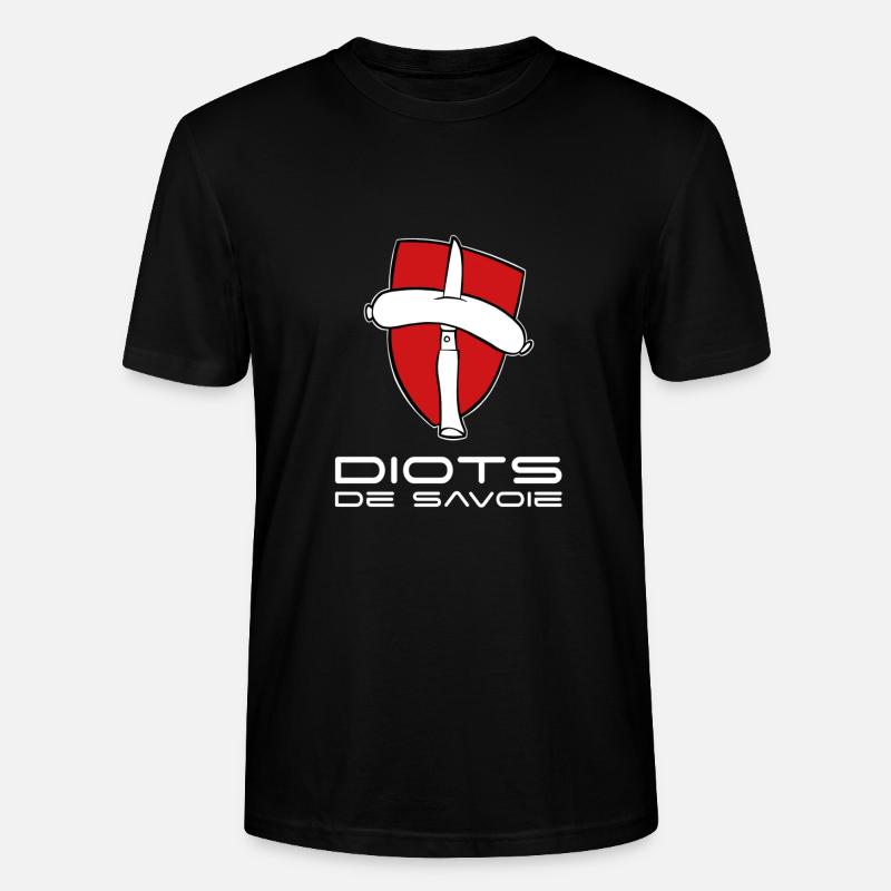 Diot de Savoie - Stanley/Stella Unisex Bio-T-Shirt CRAFTER - Schwarz