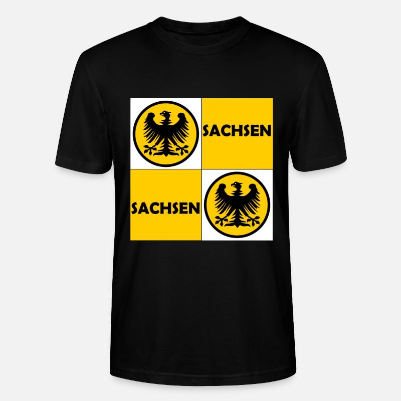Der Sachse - Stanley/Stella Unisex Bio-T-Shirt CRAFTER - Schwarz