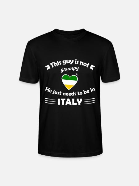 Italian Dreams - Stanley/Stella CRAFTER Unisex Organic T-Shirt - black