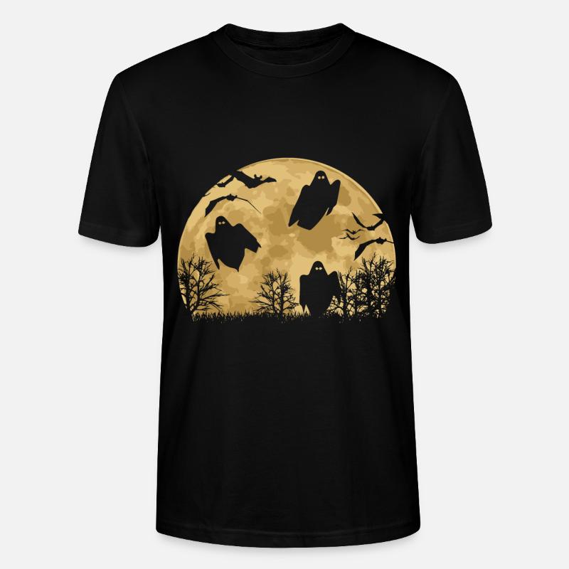 Halloween Geist Spruch Geschenkidee - Stanley/Stella Unisex Bio-T-Shirt CRAFTER - Schwarz