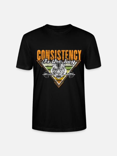 Strength Training Weightlifting Muscles - Stanley/Stella CRAFTER Unisex Organic T-Shirt - black