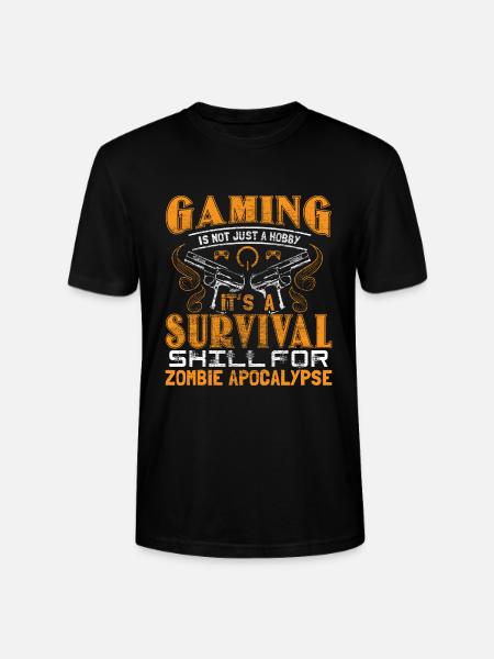 Zombie Apokalypse Games Epidemie Geschenkidee - Stanley/Stella Unisex Bio-T-Shirt CRAFTER - Schwarz