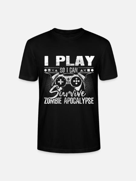 Zombie Apocalypse Undead Halloween - Stanley/Stella CRAFTER Unisex Organic T-Shirt - black