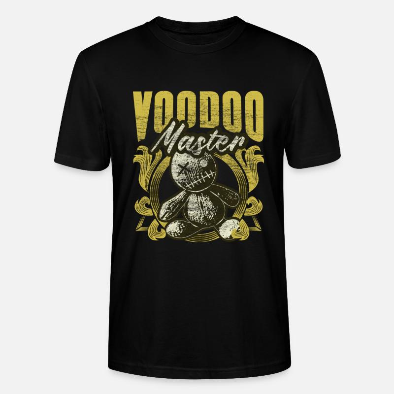 Voodoo Puppe Spruch Geschenkidee - Stanley/Stella Unisex Bio-T-Shirt CRAFTER - Schwarz