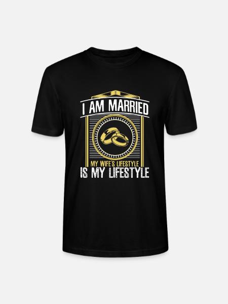 Ehe Ehefrau Liebe Geschenk - Stanley/Stella Unisex Bio-T-Shirt CRAFTER - Schwarz