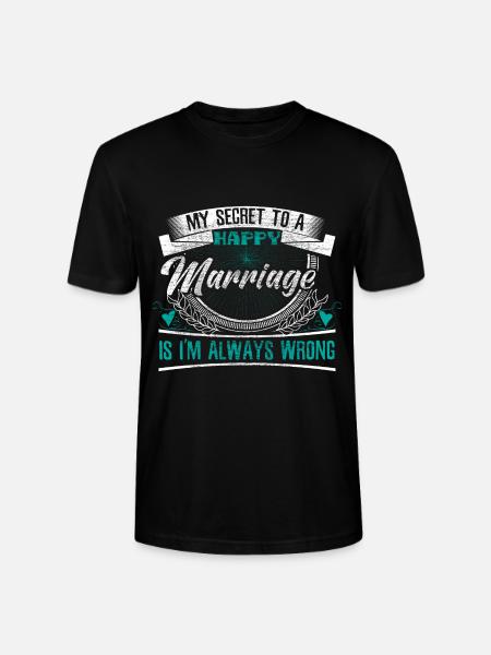 Marriage - Stanley/Stella CRAFTER Unisex Organic T-Shirt - black