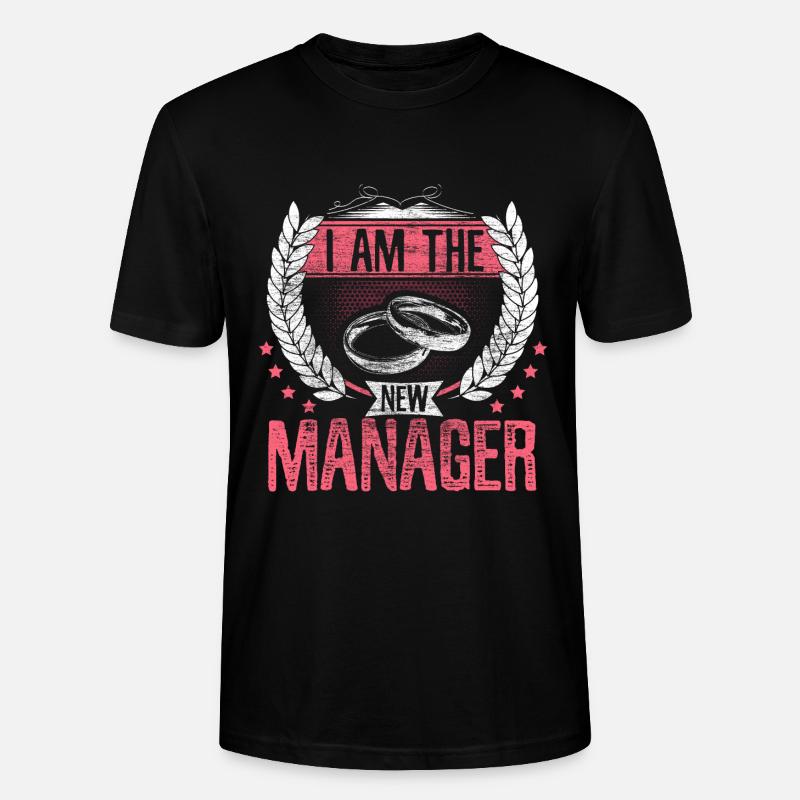 Ehe Ehefrau Bräutigam - Stanley/Stella Unisex Bio-T-Shirt CRAFTER - Schwarz