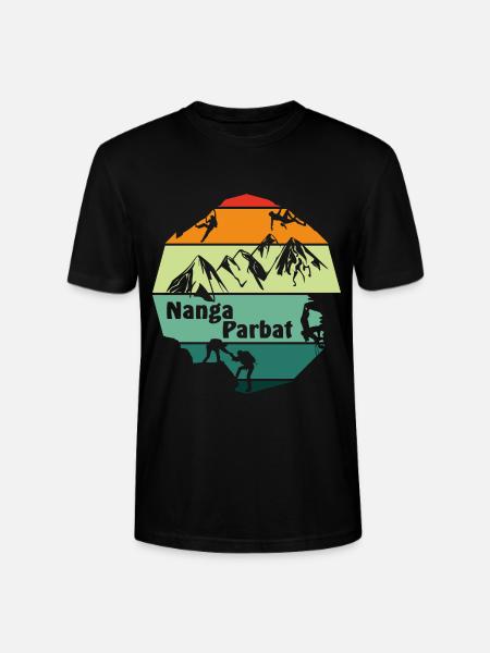 Nanga Parbat - Stanley/Stella Unisex Bio-T-Shirt CRAFTER - Schwarz