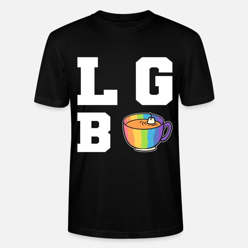 Lgb-Tea Schwul oder lesbisch - Stanley/Stella Unisex Bio-T-Shirt CRAFTER - Schwarz