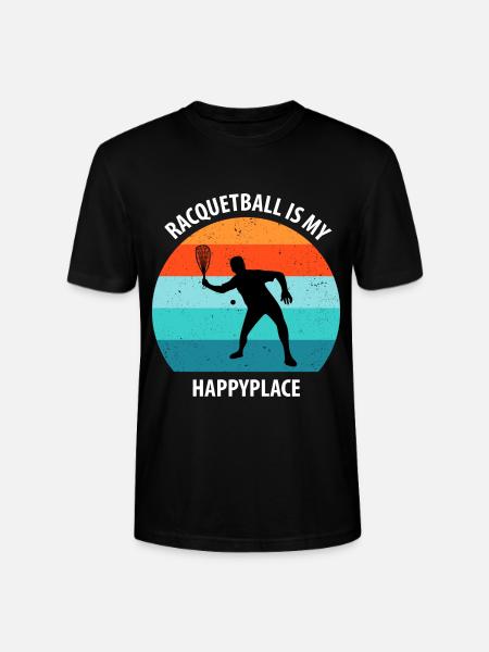 Racqueetball - Stanley/Stella CRAFTER Unisex Organic T-Shirt - black