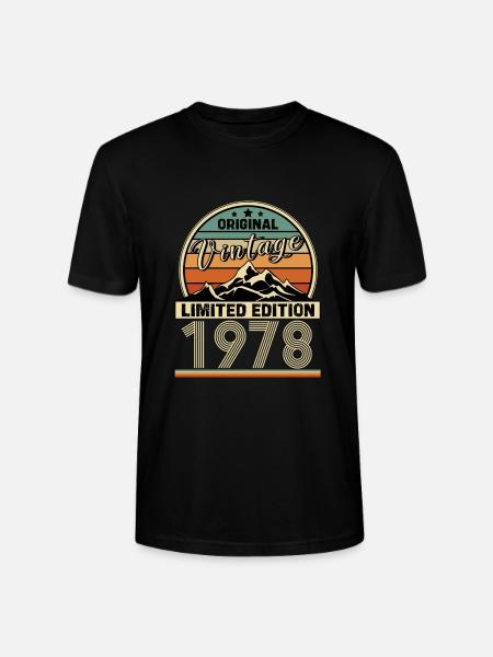 1978 Retro - Stanley/Stella Unisex Bio-T-Shirt CRAFTER - Schwarz