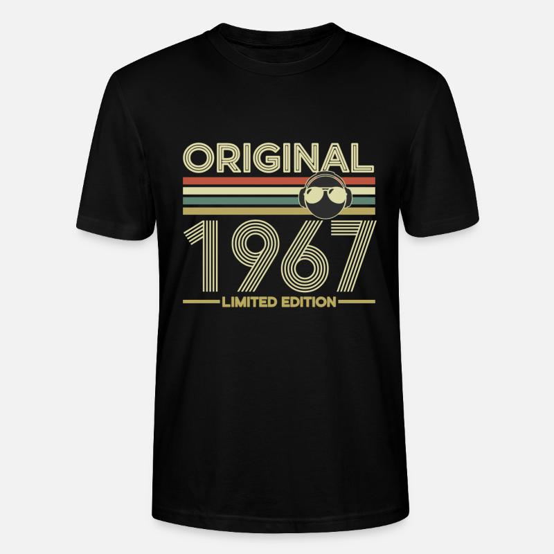 1967 - Stanley/Stella Unisex Bio-T-Shirt CRAFTER - Schwarz