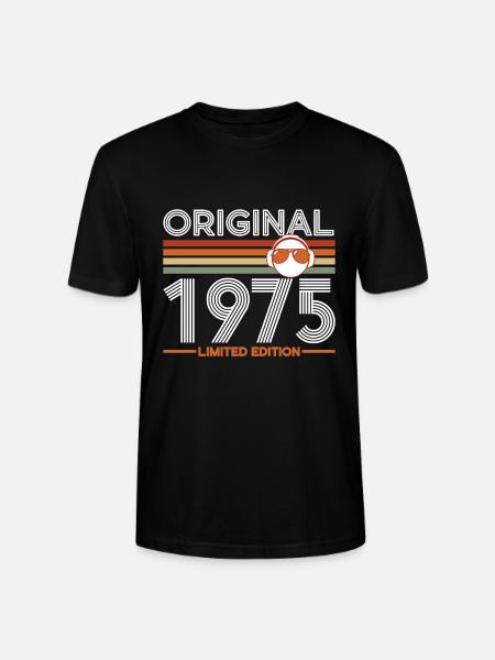 1975 - Stanley/Stella CRAFTER Unisex Organic T-Shirt - black