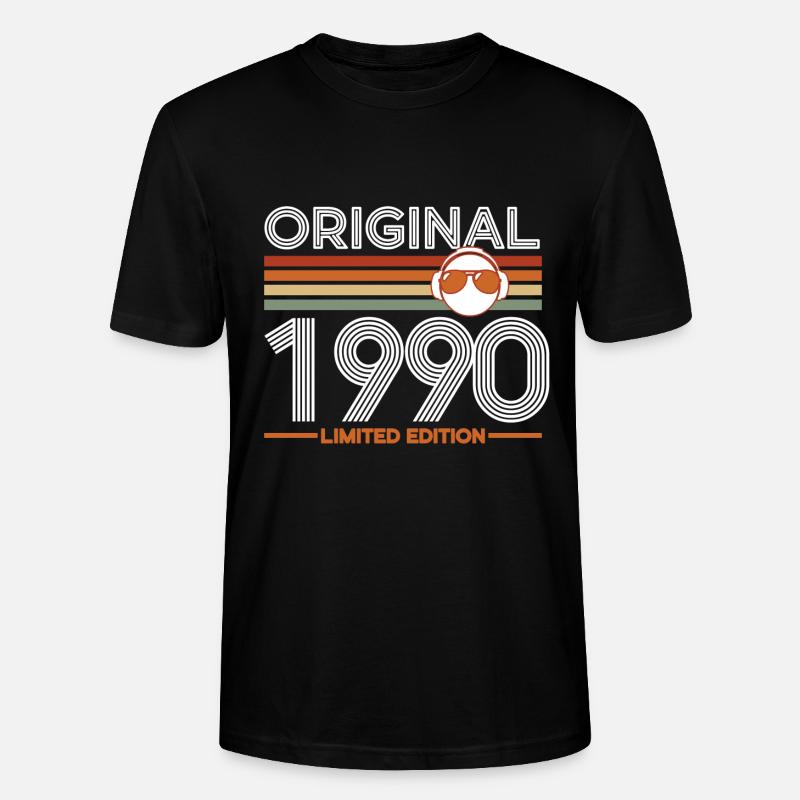1990 - Stanley/Stella Unisex Bio-T-Shirt CRAFTER - Schwarz