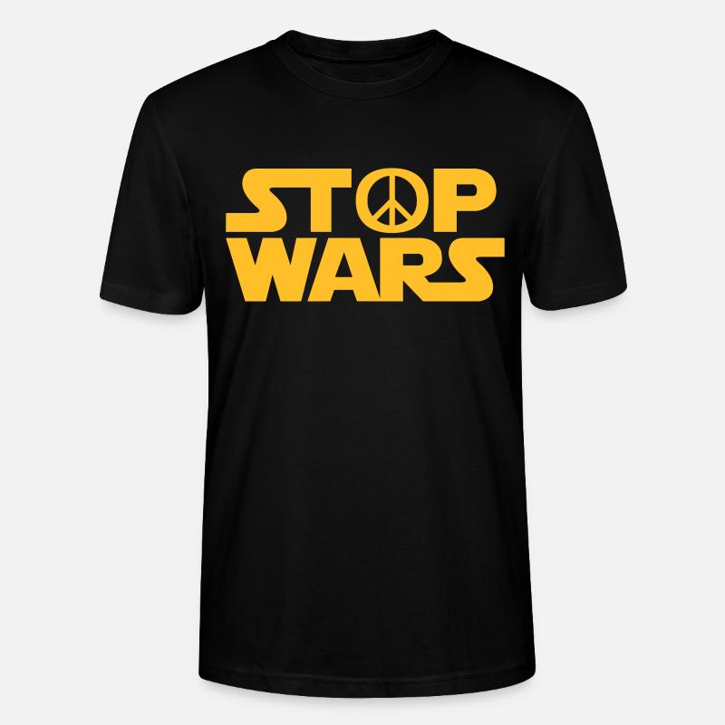 Stop Wars - Stanley/Stella Unisex Bio-T-Shirt CRAFTER - Schwarz