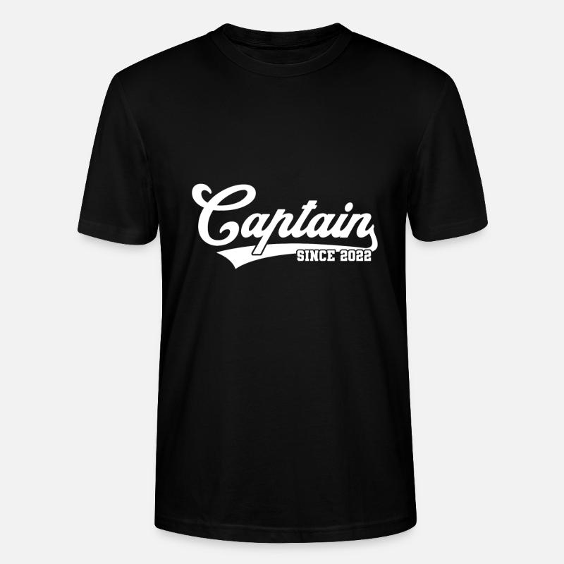 Capitaine depuis 2022 - T-shirt bio CRAFTER Stanley Stella Unisexe - noir