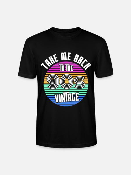 Born in the 90s - Stanley/Stella CRAFTER Unisex Organic T-Shirt - black