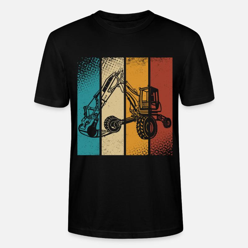 Bagger - Stanley/Stella Unisex Bio-T-Shirt CRAFTER - Schwarz
