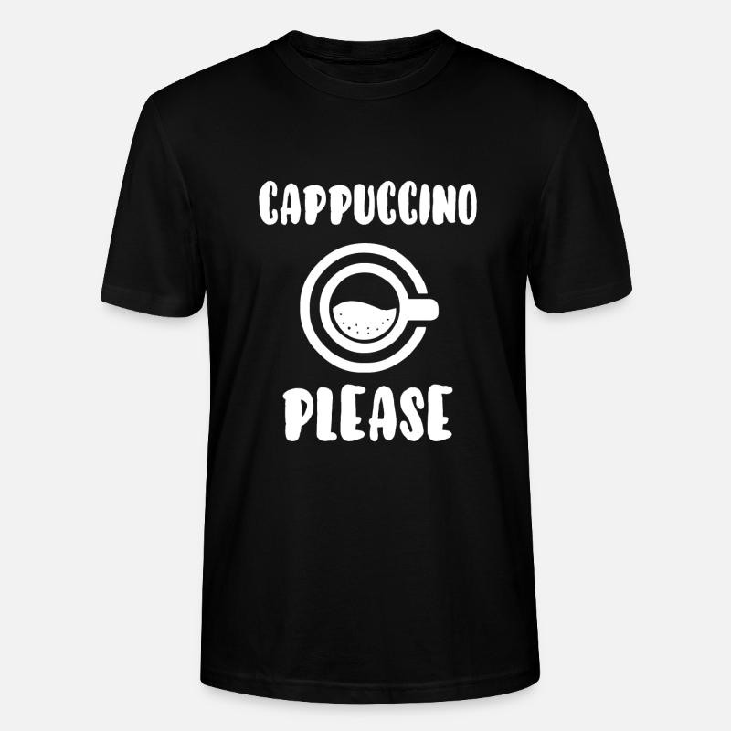 Kaffee bitte - Stanley/Stella Unisex Bio-T-Shirt CRAFTER - Schwarz