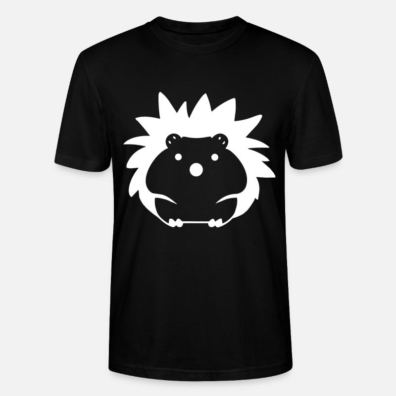 Igel - Stanley/Stella Unisex Bio-T-Shirt CRAFTER - Schwarz
