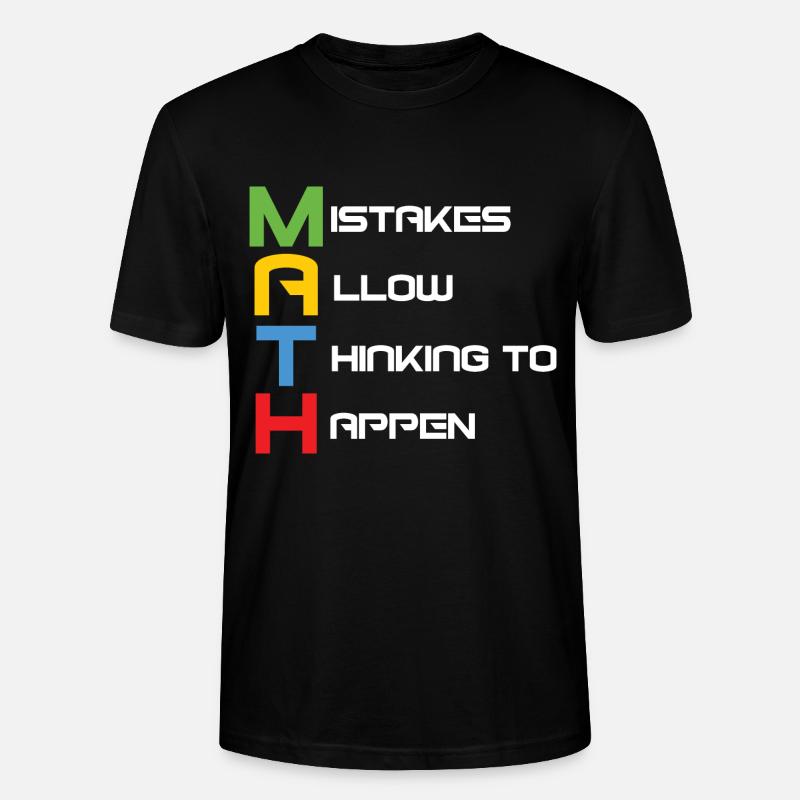 professeur de mathématiques - T-shirt bio CRAFTER Stanley Stella Unisexe - noir