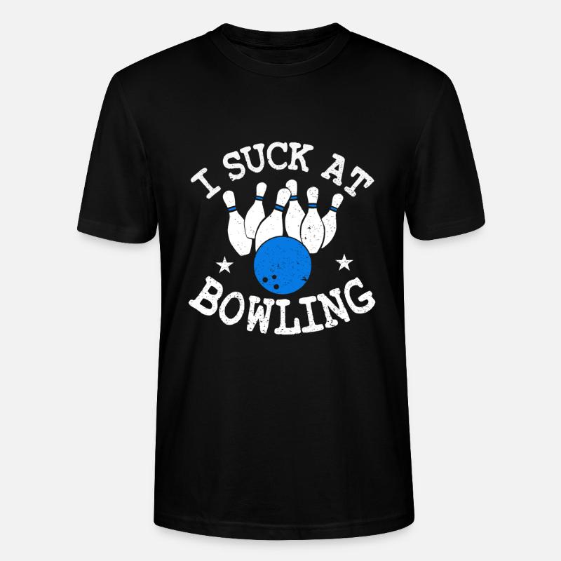 Bowling - Stanley/Stella Unisex Bio-T-Shirt CRAFTER - Schwarz
