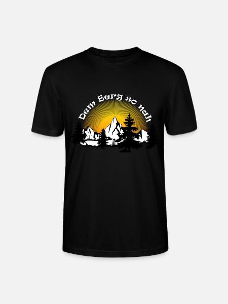 Dem Berg so nah - Stanley/Stella Unisex Bio-T-Shirt CRAFTER - Schwarz