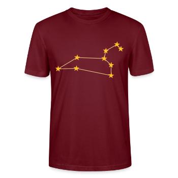Constellation Leo - T-shirt bio CRAFTER Stanley Stella Unisexe - bordeaux - Devant - Alina (178cm) & Michal (187cm)