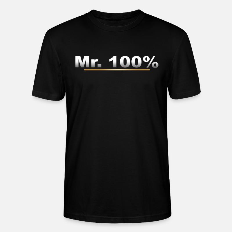 M. 100 % - Perfectionniste - T-shirt bio CRAFTER Stanley Stella Unisexe - noir