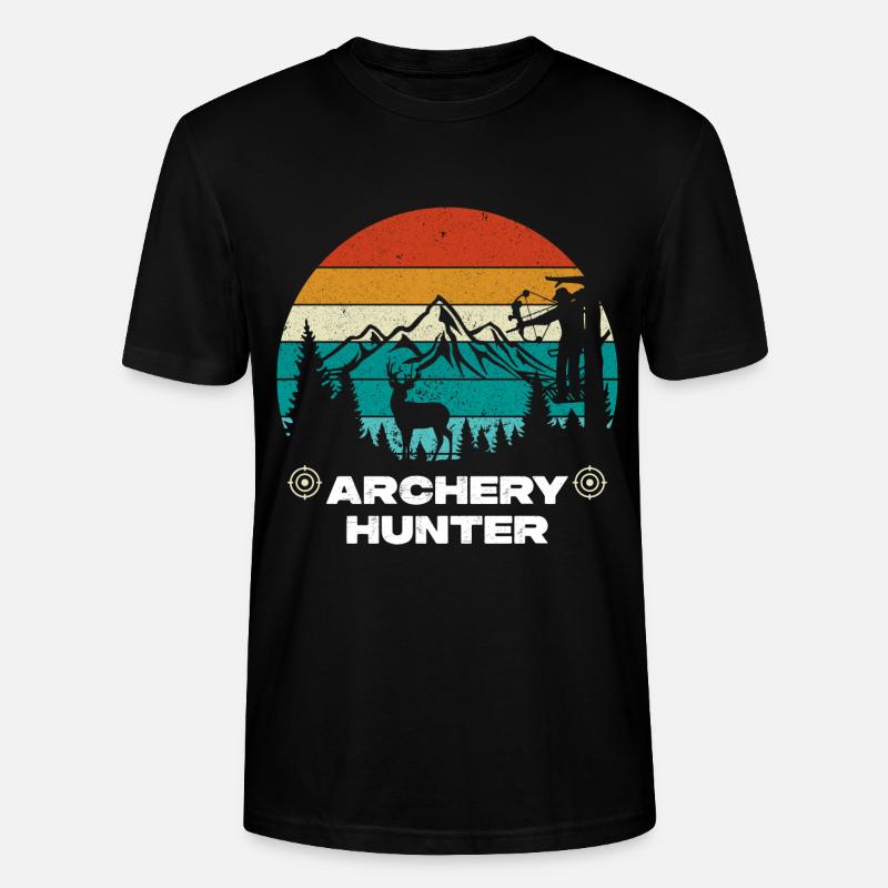Archery Hunter - Stanley/Stella Unisex Bio-T-Shirt CRAFTER - Schwarz