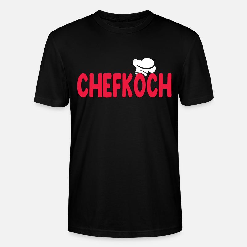 Chefkoch - Stanley/Stella Unisex Bio-T-Shirt CRAFTER - Schwarz