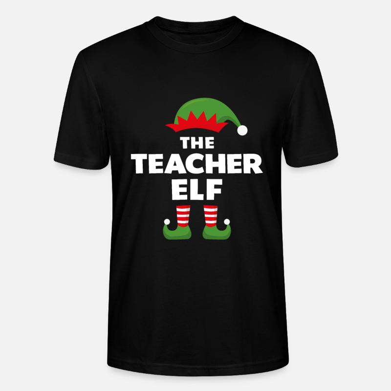 Der Lehrer Elf - Stanley/Stella Unisex Bio-T-Shirt CRAFTER - Schwarz
