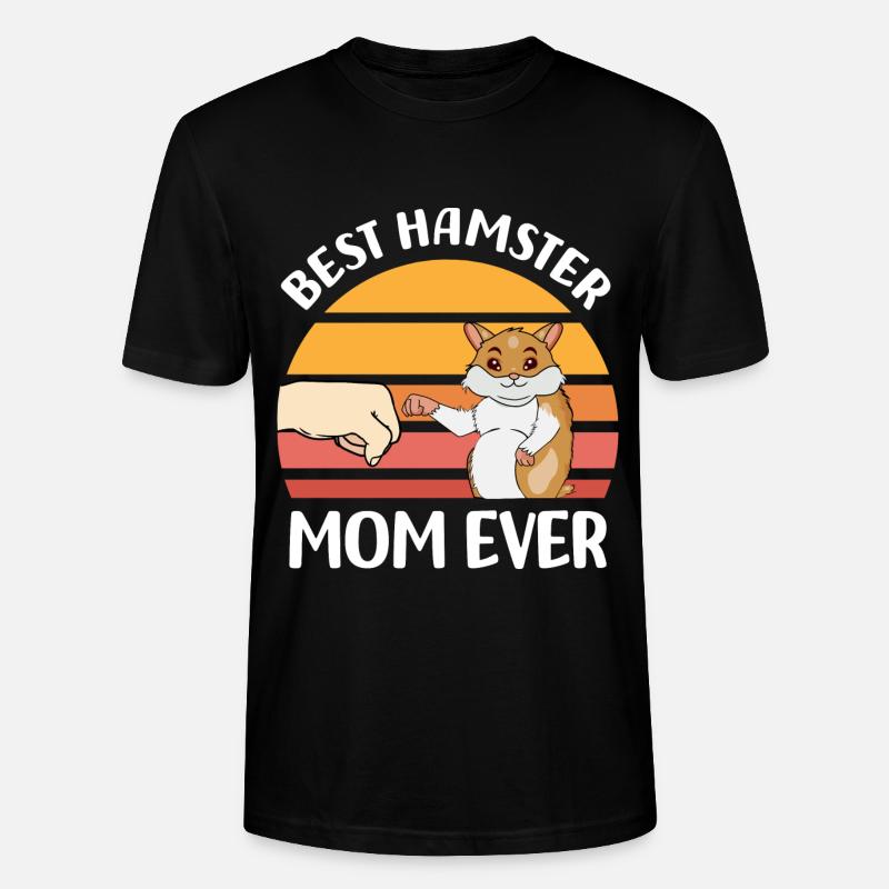 Maman Hamster - T-shirt bio CRAFTER Stanley Stella Unisexe - noir