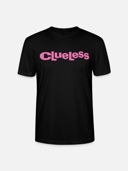 Clueless Classic Logo - Stanley/Stella CRAFTER Unisex Organic T-Shirt - black