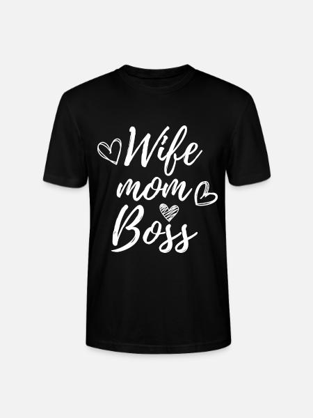 Ehefrau Mama Chef - Stanley/Stella Unisex Bio-T-Shirt CRAFTER - Schwarz
