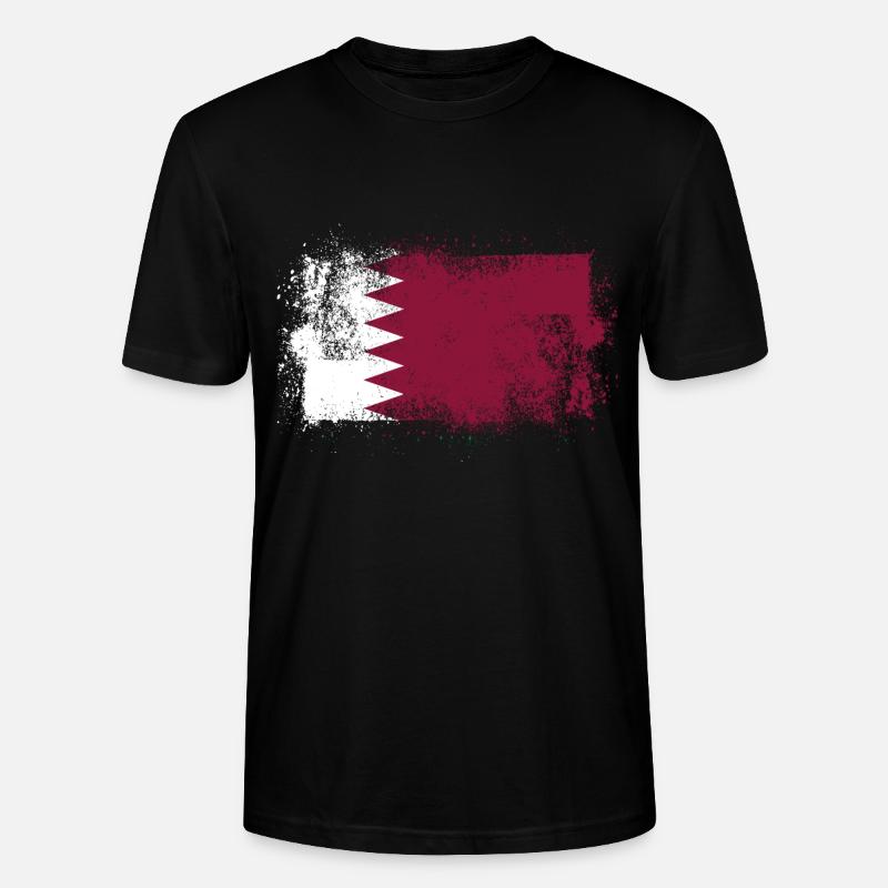 Qatar - T-shirt bio CRAFTER Stanley Stella Unisexe - noir