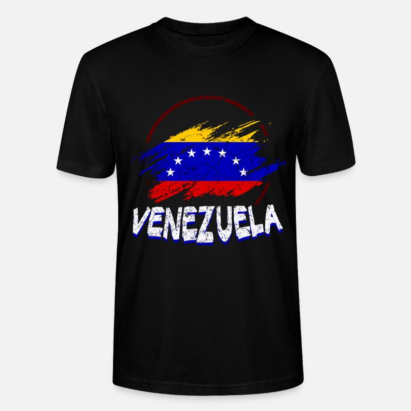 Drapeau du Venezuela - T-shirt bio CRAFTER Stanley Stella Unisexe - noir