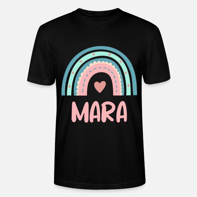 Mara Nom Rainbow Baby - T-shirt bio CRAFTER Stanley Stella Unisexe - noir
