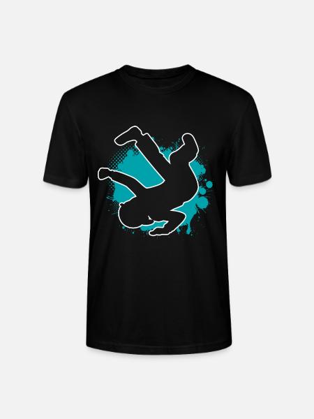 Breakdancer Breakdancing Junge - Stanley/Stella Unisex Bio-T-Shirt CRAFTER - Schwarz