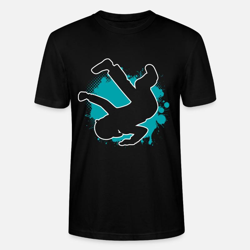 Breakdancer Breakdancing Junge - Stanley/Stella Unisex Bio-T-Shirt CRAFTER - Schwarz
