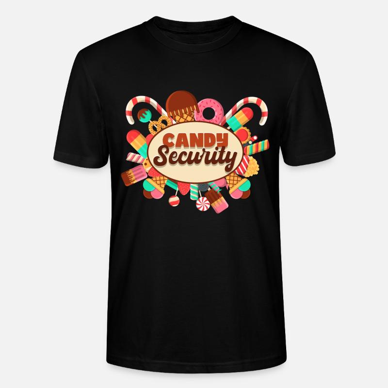 Sécurité des bonbons - T-shirt bio CRAFTER Stanley Stella Unisexe - noir