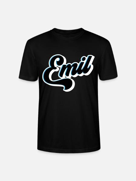 Emil | Couleurs changeantes - T-shirt bio CRAFTER Stanley Stella Unisexe - noir