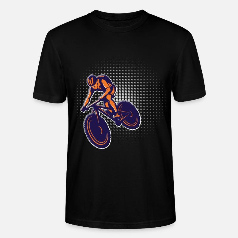 Style de vélo - T-shirt bio CRAFTER Stanley Stella Unisexe - noir