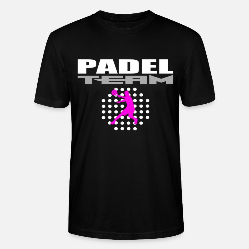 Équipe de padel - T-shirt bio CRAFTER Stanley Stella Unisexe - noir
