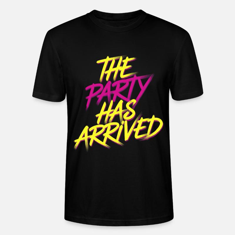 The Party Has Arrived 17 - Stanley/Stella Unisex Bio-T-Shirt CRAFTER - Schwarz