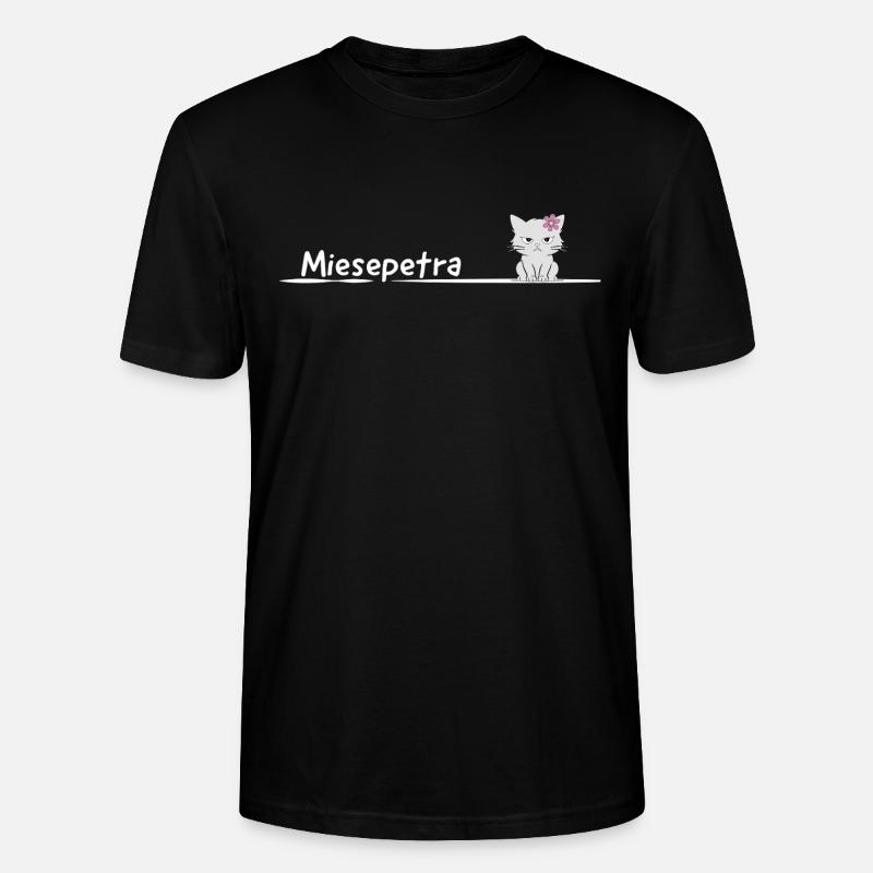 Miesepetra Grummelkatz Petra Peter Miesepeter - T-shirt bio CRAFTER Stanley Stella Unisexe - noir