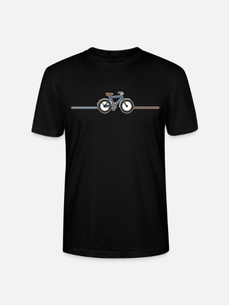 Retro Bike - Stanley/Stella CRAFTER Unisex Organic T-Shirt - black