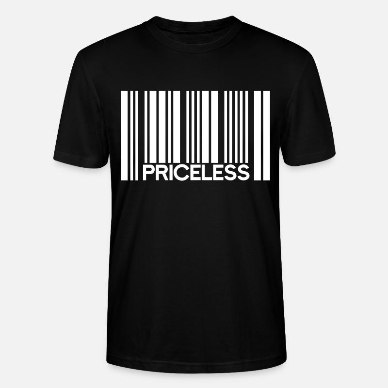 Code à barres inestimable Prix - T-shirt bio CRAFTER Stanley Stella Unisexe - noir
