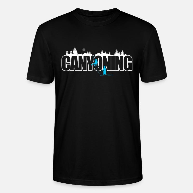 CANYONING Alpinisme Escalade Randonnée - T-shirt bio CRAFTER Stanley Stella Unisexe - noir