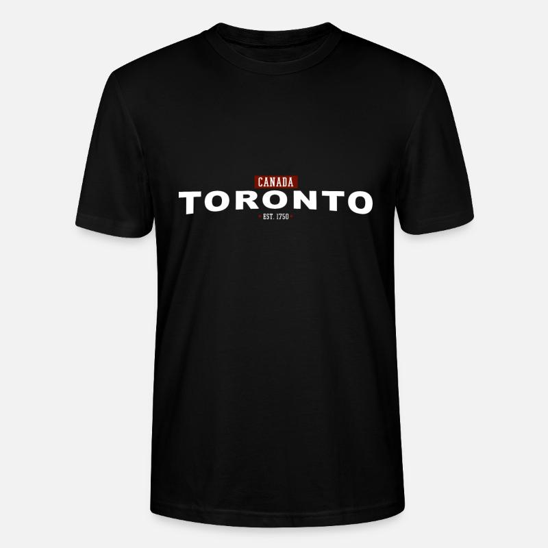 Toronto, Canada - T-shirt bio CRAFTER Stanley Stella Unisexe - noir